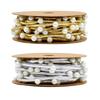 Exquisite Ribbon Tape Christmas Beads Ribbon for Packaging Holiday Party Decor