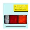 Rear Combination Tail Light Assembly 24V – Fits Mitsubishi Canter / Fuso FE111 FE114 FE444 FB511 1994–1997