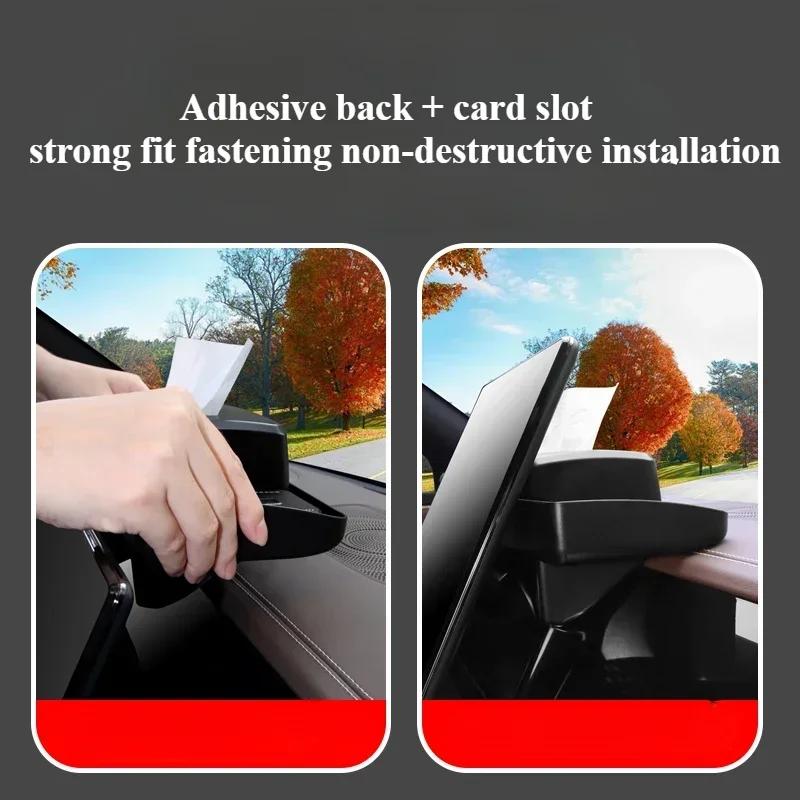 For BYD KING DMI BYD Chazor Central Control Screen Behind The Scenes Tissue Storage Box ETC Bracket Modified Car Interior