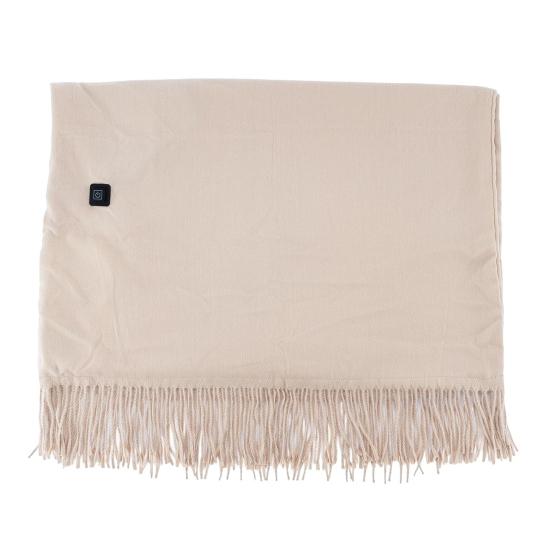 USB Heated Shawl Wrap for Women Portable Wearable Heating Blanket with Tassel Design Intelligent Temperature Control Heating Scarf
