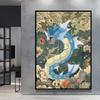 Print on Canvas  Gengar Classic Anime Posters Cartoon Character Picture HD Printing Retro Style Home Living Room Decor