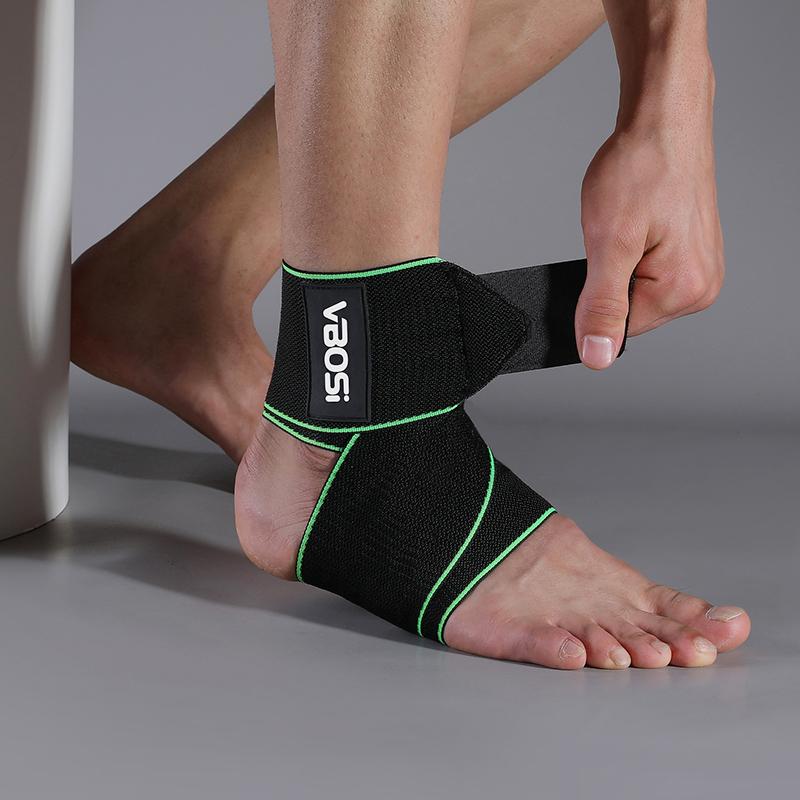 

Vbosi 1 Piece Men Women Adjustable Anti-Slip Compression Ankle Support Wrap With Elastic Straps For Sports And Daily Use one size
