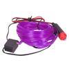 5m 16.4ft Auto LED Strip Cigarette Lighter Drive Luminous Ambient Car Interior Light DC 12VPurple