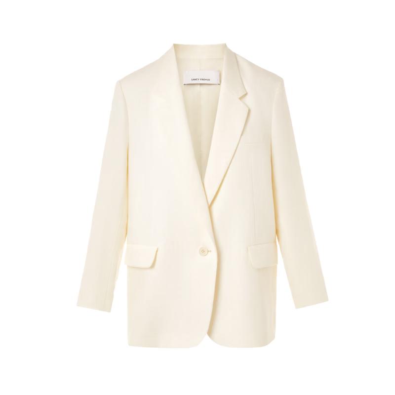 

Women s Linen Relaxed Fit Suit Jacket L