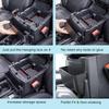 For 2018-2024 Jeep Wrangler JL 4XE Gladiator JT Premium Armrest Gap Hanging Storage Organizer Tray,Molded Center Console Side Hidden Storage Box
