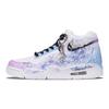 Nike Flight Legacy Nebula Dream Wild Abrasion Resistant Abrasion Resistant Mid Top Vintage Basketball Shoes Men's BQ4212-101(Team864-)