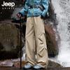 JEEP SPIRIT Men's Outdoor Pleated Cargo Pants