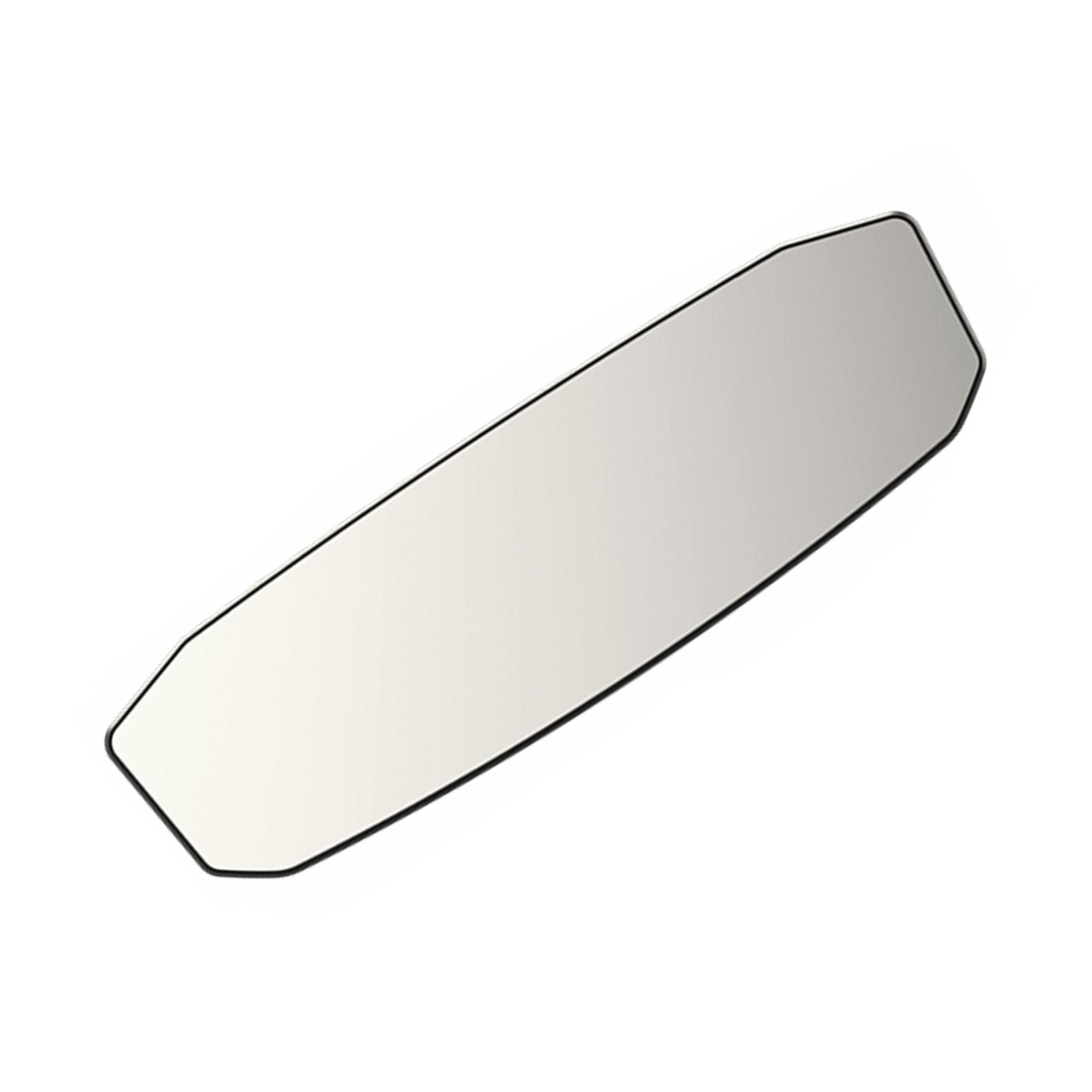 

Rear View Mirror Wide Angle Mirror Clip On Curved Convex Rearview Mirror Reduce Blind Spot Effectively 299*90mm