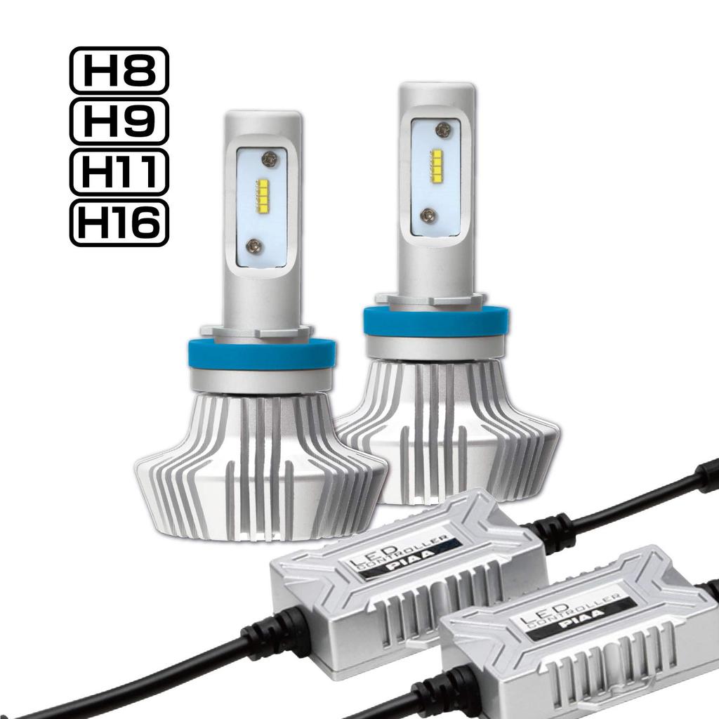PIAA X7342 LED Bulbs for Headlights and Fog Lights, 6,000K Series, 4,000 Lm, ,