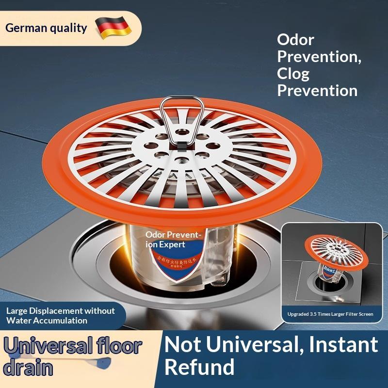 Floor Drain Odor-Proof Core Universal Inner Insert For Bathrooms, Shower Room Drain Strainer