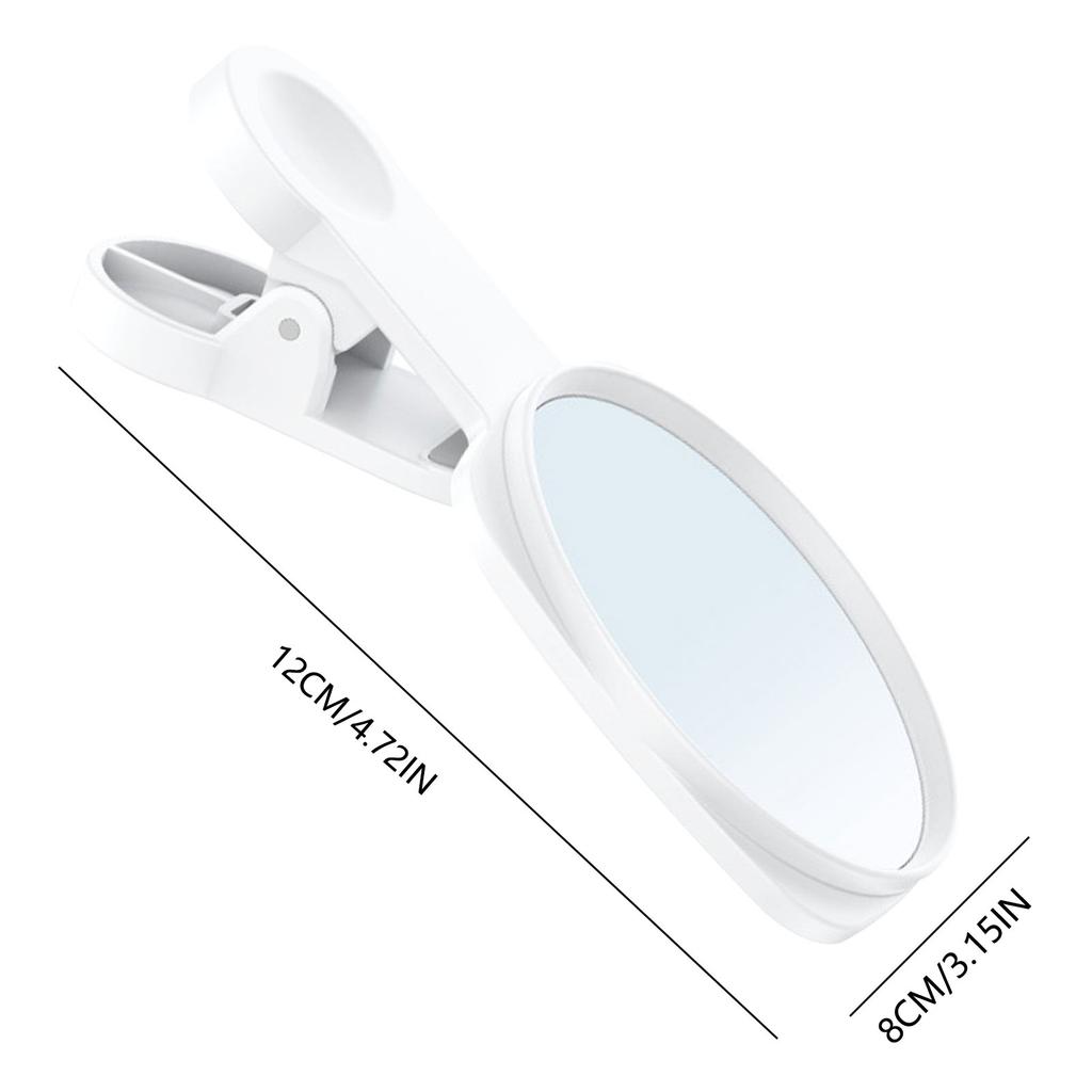 Smartphone Camera Mirror Reflection Clip Kit Portable Mobile Phone Camera Mirror Clip With Storage Bag Dustproof Cloth For Outdoor Travel Phone Photog