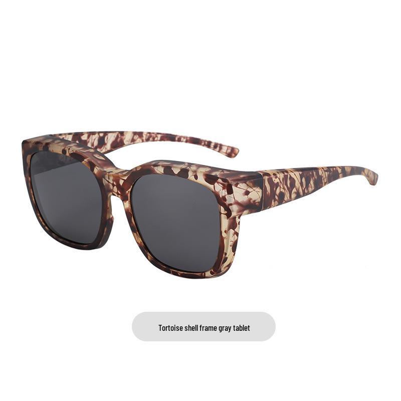 TR Polarized Cycling Glasses: Dual-use Myopia Clip-on, Fashionable Photochromic Sunglasses