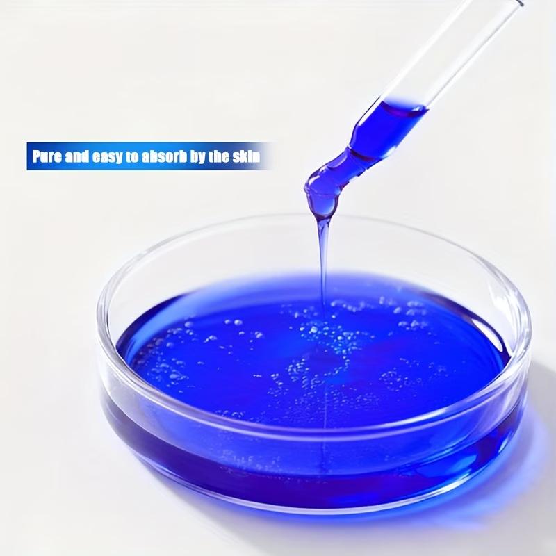 Blue Copper Peptide Serum, Highly Concentrated Essence with Niacinamide, and Hyaluronic Acid, Lifts and Firms Facial Contours Face Serum