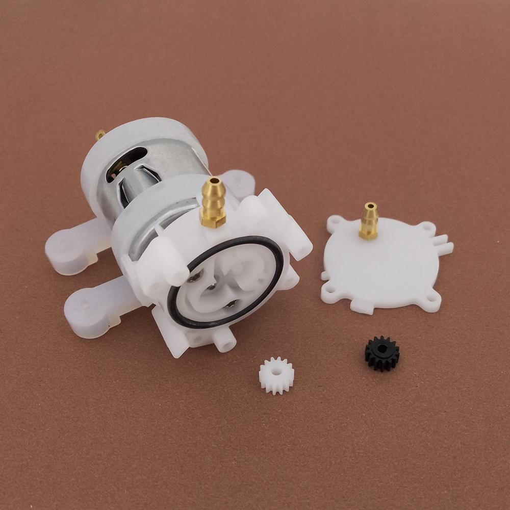 DC 3-7.4V Water Pump Self-priming Micro Gear Pump 360 Motor DIY Hydraulic Toy Forward Reverse for RC Boat Model