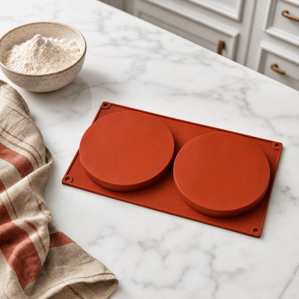 Large Silicone Baking Mold DIY Chocolate Cookie Cake Mold Round Silicone Mold Homemade Soap