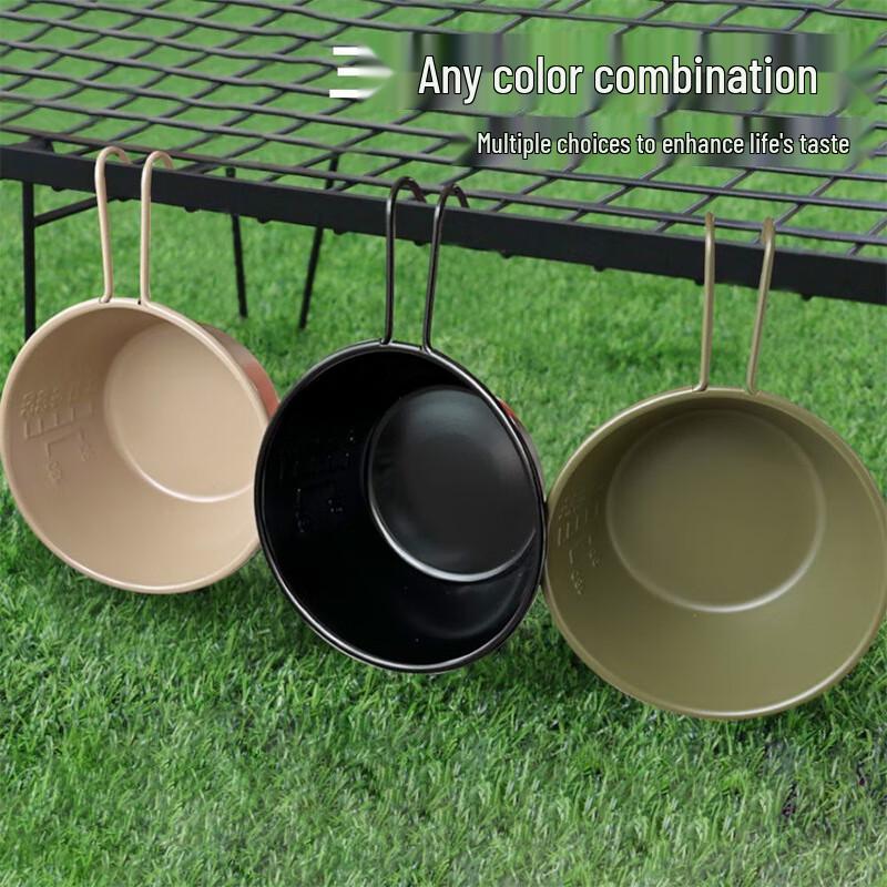 JunKaiWei Outdoor 304 Stainless Steel Portable Sierra Bowl