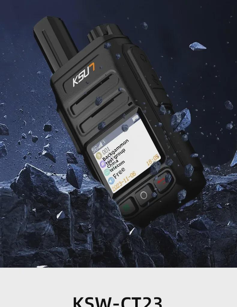 Buxun CT23 Long-Range Handheld Walkie-Talkie for Outdoor Fleet and Construction Security