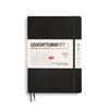 Leuchtturm 2025 Planner, January Start, B5, Monthly, Soft, Black, 370706, Officially Imported