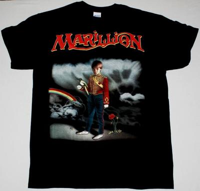 Marillion Misplaced Childhood Siyah Progresif Rock Pendragon Unisex Tişörtler