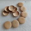 30pcs Wooden Landscape Decorations, Round In Shape Measuring 3.5 X 5 Cm, Featuring One Concave Side and One Convex Side, Ideal for DIY Projects.