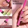 French Nail Brush, With Multi-Function Brush Head - Fine Nail Brush, Suitable For Gel And Acrylic Nails, Precise Cleaning