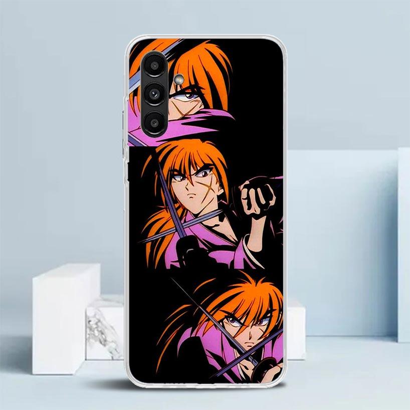 Rurouni Kenshin Anime Phone Case For Samsung Galaxy A55 A54 A52 A53 A15 A14 A12 A13 A25 A24 A22 A23 A35 A34 A32 A33 A04S A02S A0