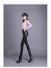 Matte Leather Pants Women Winter Fleece High Waist Leggings for Outerwear Small Feet Bottoms Women