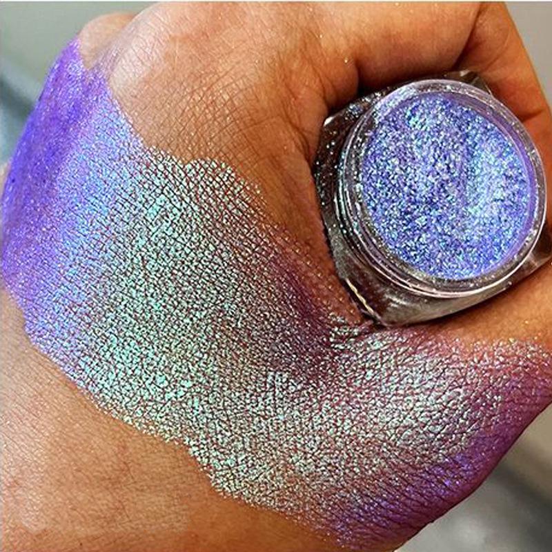 

Оптическая пудра-хамелеон для нейл-арта - Супер мерцающая перламутровая пудра с изменяющимся цветом для использования с пластиком