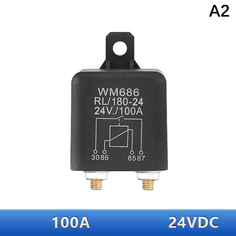 DC 12V 24V 100A 120A 200A WM686 Relay 4 Pin Normal Open Car Starter Relay For Battery ON/OFF Split Charge Relay Switch