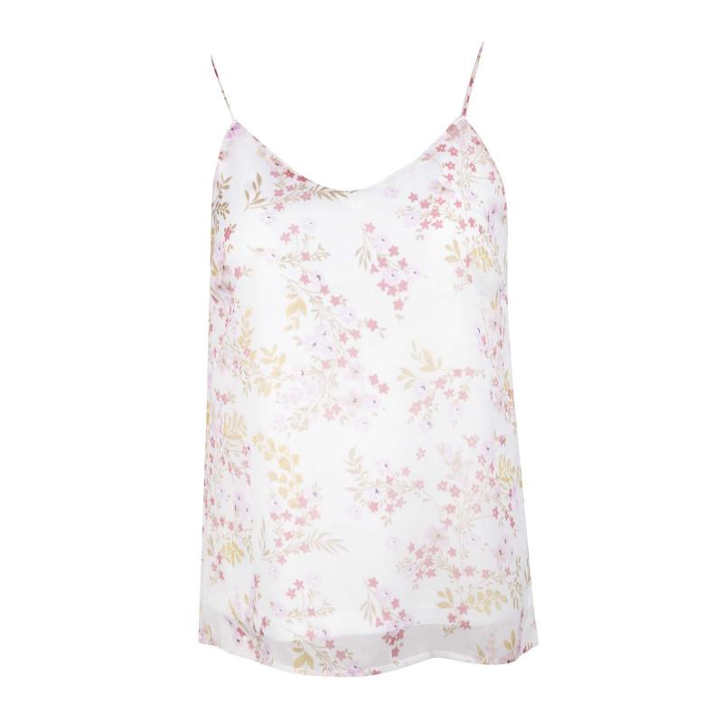 

Женский топ с цветочным принтом и V-образным вырезом VERO MODA