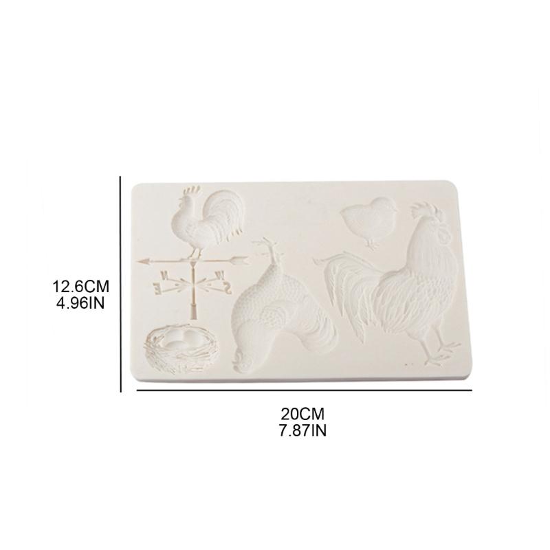Schokoladenformen Hühnernestförmige Backformen Fondantformen Kuchenformen Silikonmaterial Geschenk für DIY Backliebhaber