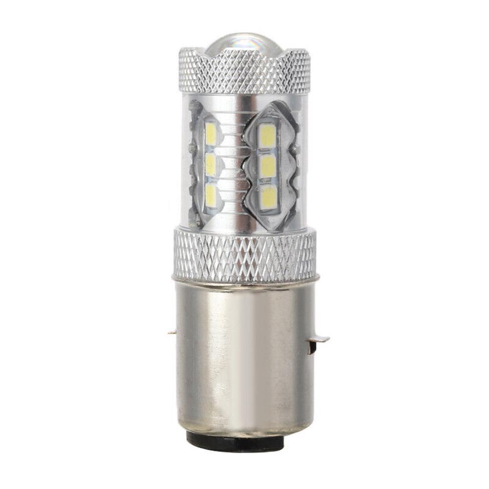 6000-6500K Light Bulb 80W Accessories BA20D H6 LED Headlight