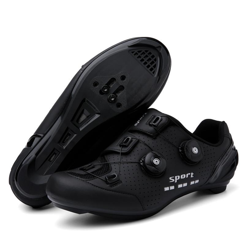 Road bike lock shoes men's cycling shoes hard sole unlocked cycling shoes mountain cycling shoes