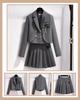 JIURUN Lolita Uniform Gothic Lolita Military Halloween Anime Mori Girl Pleated Skirt and Gothic Plus Perfect for Graduation 4-Piece Set, Costume,