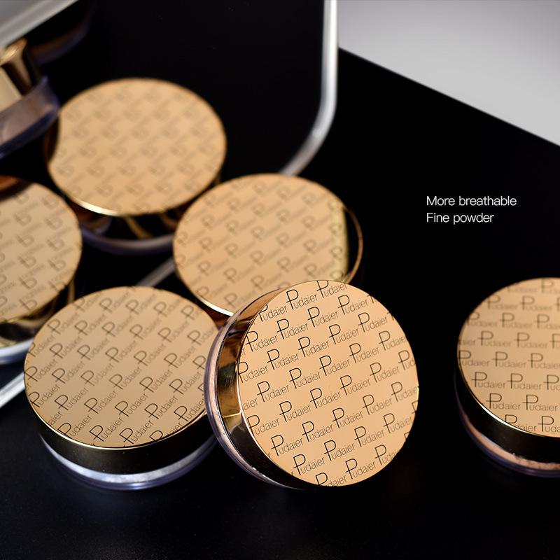 Pudaier maquillage poudre libre nacrée mate mettant en évidence la poudre correcteur fixant la poudre de miel