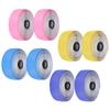Road Bike Z-pattern Dual-color Gradient Handlebar Tape with Plugs Shock-absorbing Comfortable for Ri