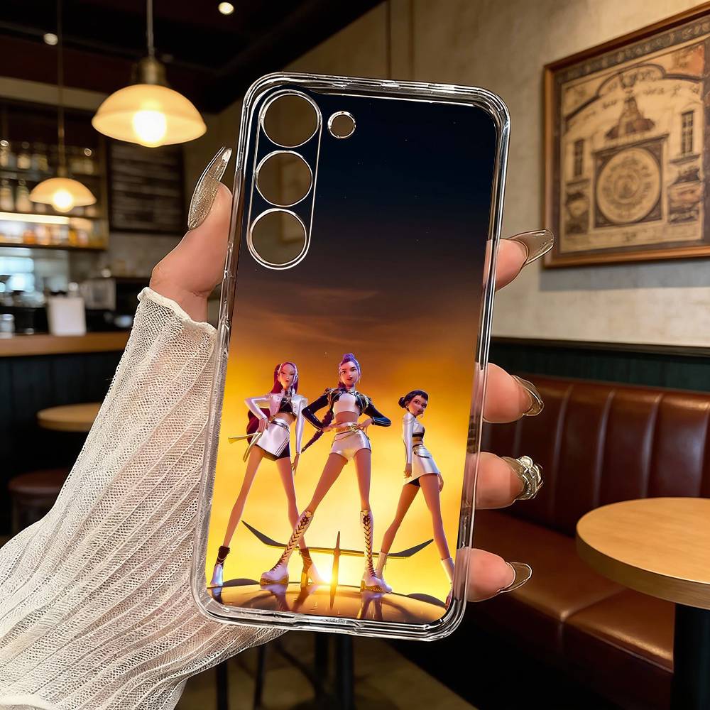 K-Pop D-Demons Hot H-Hunters Phone Case For Samsung Galaxy A71,A70,A52,A51,A40,A30 Transparent Cover