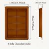 DIY Chocolate Bar Silicone Mold 8/12/24 Grids  Chocolate Mold for Chocolate Bar Pistachio Candy Bar Mold Handmade Gifts