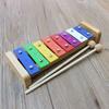 8 Notes Xylophone Kids Toy Educational Development Musical Percussion Instrument Aluminum Plate for
