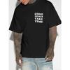 European Size 1pc Men'S Casual Summer T-Shirt, Soft Comfortable Cotton Knit Fabric, Round Neck Short Sleeve Tee ,Regular Fit for Adult