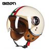 Vintage-Style Open-Face Motorcycle Helmet Men Women ABS Full-Season Scooter With ECE CCC Certification