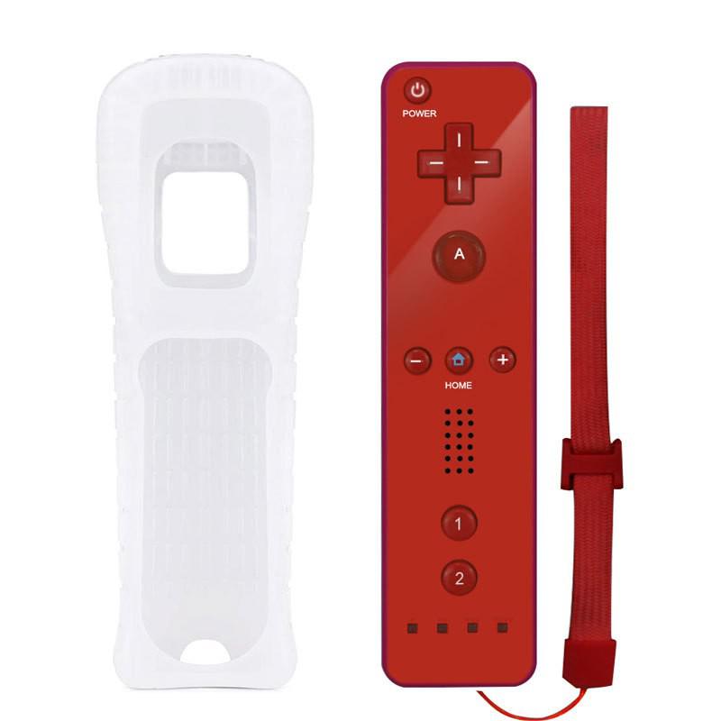 Neutral Style Wii Wireless Game Controller with Straight and Curved Handles and Built-in Accelerator