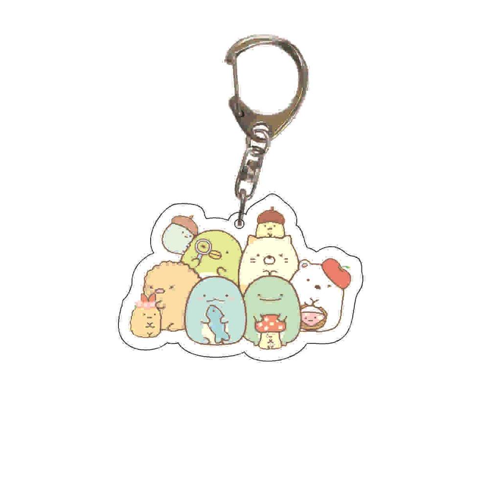 Corner Creatures Acrylic Anime Keychain Pendant