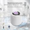 Portable Mini Ultrasonic Cleaner for Toothbrushes, Makeup Brushes, and Dentures with UV