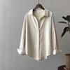 Women's Clothing Pure Cotton Brushed Shirt for Women Autumn New Loose Shirt