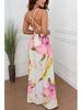 2026 Spring/Summer Women's Floral Split Dress - European & American INS Style for Vacations and Parties