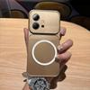 Metallic Finish Magnetic TPU Phone Case for Vivo Y75 5G,Y55,Y30 Shockproof Matte Soft Cover