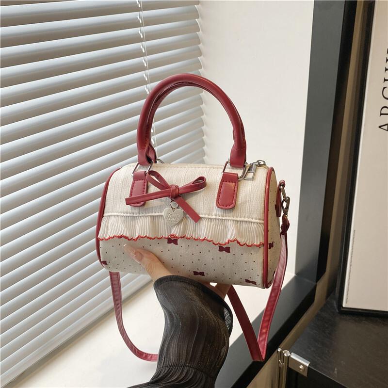 Niche High-End Underarm Bag For Women 2026 Summer New Bowknot Print Fashion Single Shoulder Handbag Gifts For Lady