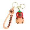 Creative Capybara Pendant Doll Keychain - Cute Cartoon Couple Ornament, Small Gift