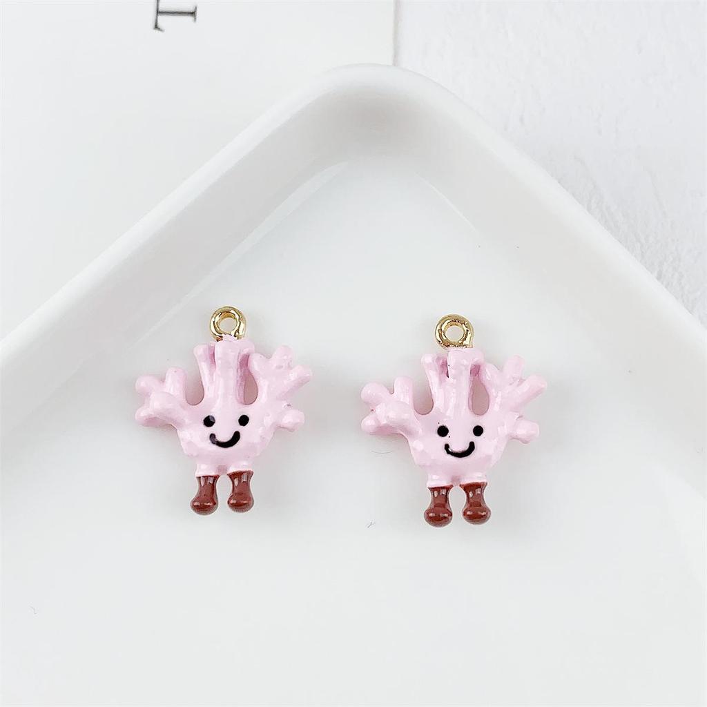 Colorful Cartoon Elf Alloy Pendant for DIY Jewelry